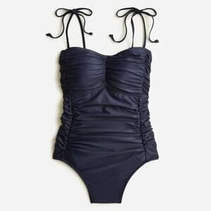 J. Crew Navy Blue One-Piece Swimsuit Size 22 NWT UPF 50